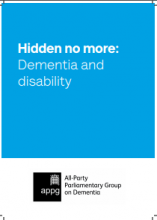 Hidden no more: dementia and disability